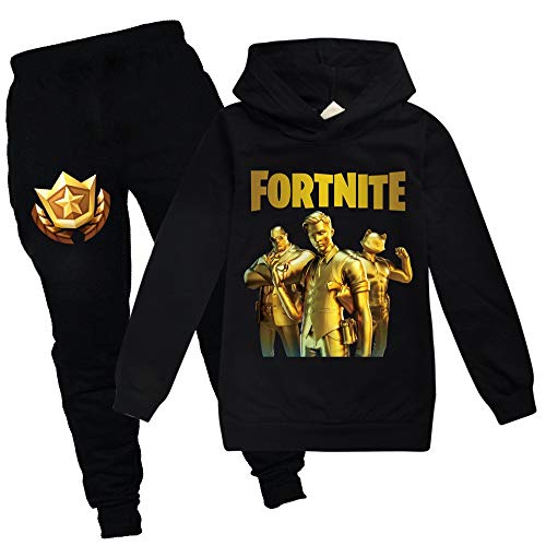 zhaojiexiaodian Jungen Unisex 3D Print Pullover Kinder Jogging Hoodies Sweatshirt Trainingsanzüge Kleidung Outwear Jumper Hip Hop Streetwear Hooded Tops_140 von zhaojiexiaodian