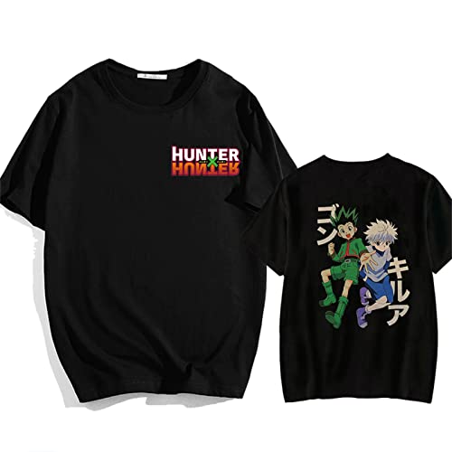 Anime Hunter X Hunter T-Shirt Bedrucktes Harajuku Fashion Unisex Hip Hop T-Shirt Tops (L,Color 01) von zhedu