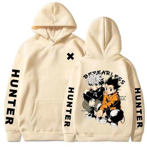 Hunter X Hunter Cartoon Mode Hoodies Männer/Frauen Hohe Qualität Pullover Harajuku Druck Lässige Hip Hop Mit Kapuze (Color 02,XS) von zhedu
