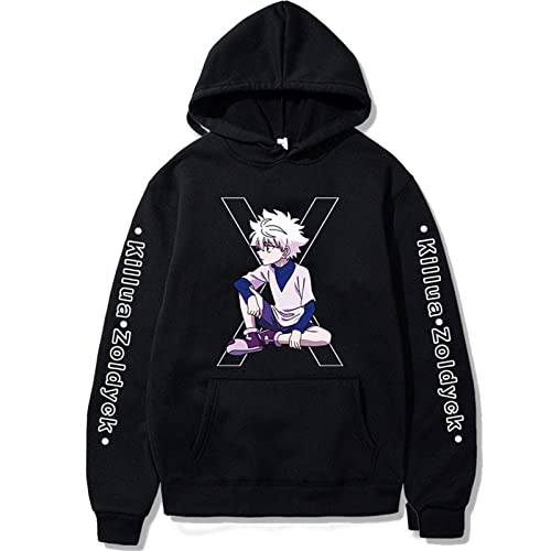 zhedu Anime Hunter X Hunter 2D Gedruckter Hoodie Männer Frauen Kinder Sweatshirts Junge Mädchen Kinder Pullover Langarmshirts (S,Color 01) von zhedu