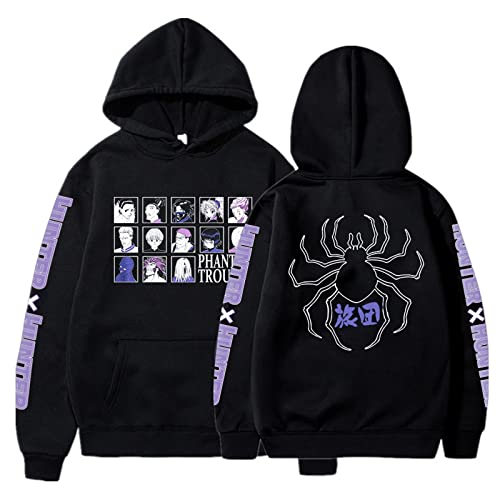 zhedu Hunter X Hunter Hoodie Anime Hoodies Lose Sweatshirts Langarm Pullover Winter Warme Damenbekleidung Herrenbekleidung (3XL,Color 01) von zhedu