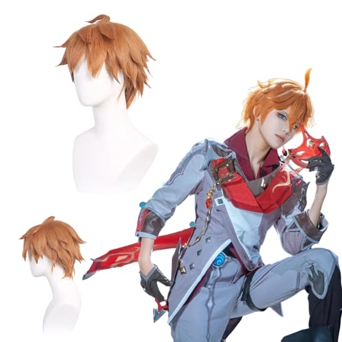 Anime Genshin Impact Ajax Cosplay Perücke für alle Charaktere Halloween Karneval Party für Frauen Mädchen und Jungen von zhengzhouyuetu
