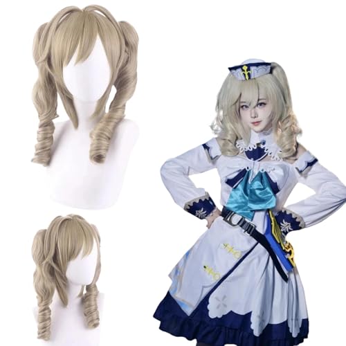 Anime Genshin Impact Barbara Cosplay Perücke für alle Charaktere Halloween Karneval Party für Frauen Mädchen und Jungen von zhengzhouyuetu