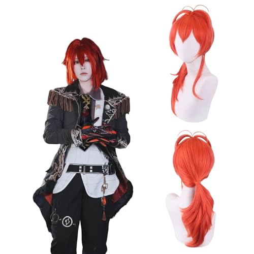Anime Genshin Impact Diluc Cosplay Perücke für alle Charaktere Halloween Karneval Party für Frauen Mädchen und Jungen von zhengzhouyuetu