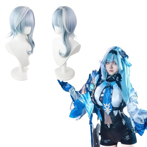 Anime Genshin Impact Eula Cosplay Perücke für alle Charaktere Halloween Karneval Party für Frauen Mädchen und Jungen von zhengzhouyuetu