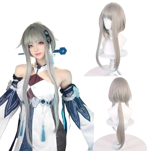 Anime Genshin Impact Guizhong Cosplay Perücke für alle Charaktere Halloween Karneval Party für Frauen Mädchen und Jungen von zhengzhouyuetu