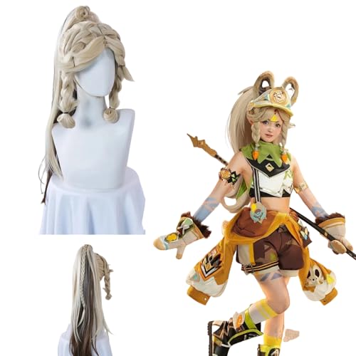 Anime Genshin Impact Kachina Cosplay Perücke für alle Charaktere Halloween Karneval Party für Frauen Mädchen und Jungen von zhengzhouyuetu