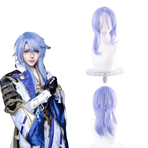Anime Genshin Impact Kamisato Ayato Cosplay Perücke für alle Charaktere Halloween Karneval Party für Frauen Mädchen und Jungen von zhengzhouyuetu
