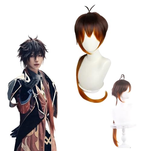 Anime Genshin Impact Morax Cosplay Perücke für alle Charaktere Halloween Karneval Party für Frauen Mädchen und Jungen Anime Genshin Impact Morax Cosplay Perücke für alle Charaktere Halloween Karneval Party für Frauen Mädchen und Jungen von zhengzhouyuetu