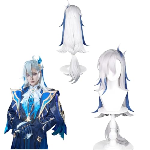 Anime Genshin Impact Neuvillette Cosplay Perücke für alle Charaktere Halloween Karneval Party für Frauen Mädchen und Jungen Anime Genshin Impact Neuvillette Cosplay Perücke für alle Charaktere Halloween Karneval Party für Frauen Mädchen und Jungen von zhengzhouyuetu