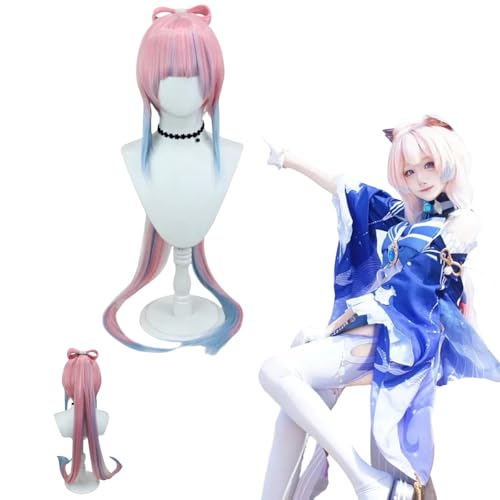 Anime Genshin Impact Sangonomiya Kokomi Cosplay Perücke für alle Charaktere Halloween Karneval Party für Frauen Mädchen und Jungen von zhengzhouyuetu