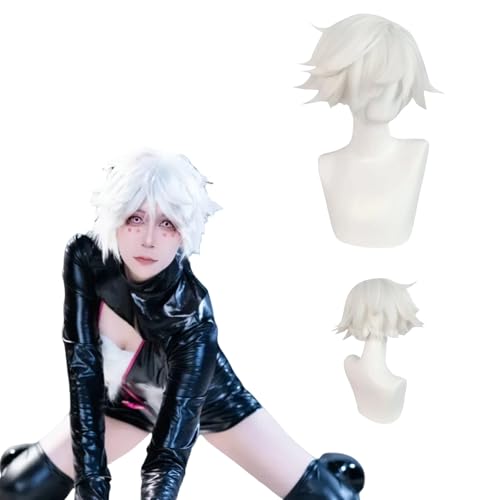 Anime Hazbin Hotel Angel Dust Cosplay Perücke für alle Charaktere Halloween Karneval Party für Frauen Mädchen und Jungen von zhengzhouyuetu