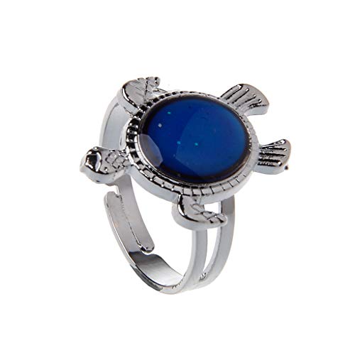 zhiwenCZW Turtle Mood Ring Farbwechsel Emotion Gefühl Ringe Temperaturkontrolle Frauen von zhiwenCZW