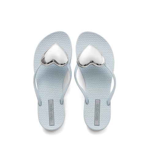zhongqunli Hausschuhe für Damen, Flip-Flops Damen Oberbekleidung Hundred Casual Strandschuhe,für Damen und Herren(Blue,37 EU) von zhongqunli