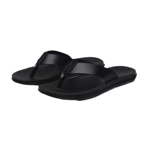 zhongqunli Hausschuhe für Damen, Flip-Flops-Sandalen for Herren – Freizeitschuhe for den Strand mit weicher Sohle for draußen,für Damen und Herren(Black,40 EU) von zhongqunli