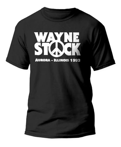 Wayne Stock T-Shirt Wayne's World Funny Jokes Birthday Gift Top small to 5XL Black 3XL Wayne Stock T-Shirt Wayne's World Funny Jokes Birthday Gift Top small to 5XL Black 3XL von zhouxiaojian