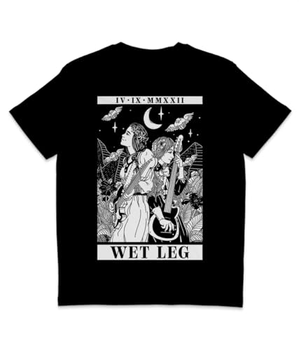 zhouxiaojian Wet Leg - Tarot Card - Indie - Isle of Wight - Group - Goblin Core Black S Black S von zhouxiaojian