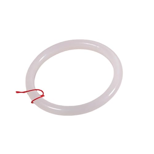 zhuBAOHE Jade Armreif Jade Armband Armreif Klassische Jade Armreif Vintage Jade Armreif Für Frauen Schmuck Box und Zertifikat,Natural,62mm von zhuBAOHE