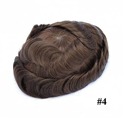 Herren-Perücken, die den Haarausfall abdecken, Toupet for langes Haar for Männer, 14/16/18/20 Zoll, Herrenhaarteile, natürlicher Haaransatz, Spitze und PU-Basis, Echthaarsystem, langlebig, atmungsakti Herren-Perücken, die den Haarausfall abdecken, Toupet for langes Haar for Männer, 14/16/18/20 Zoll, Herrenhaarteile, natürlicher Haaransatz, Spitze und PU-Basis, Echthaarsystem, langlebig, atmungsakti von zhuyanbo007