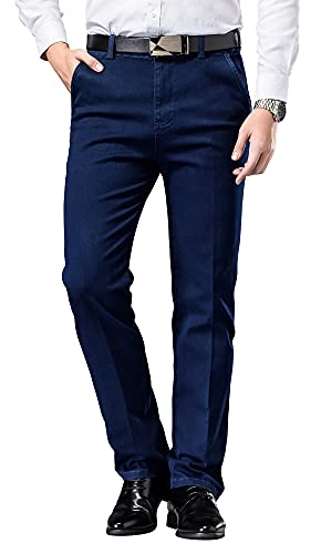 ziilay Business Hose Herren Jeanshose Regular Fit Straight Cut mit Stretch W33 von ziilay