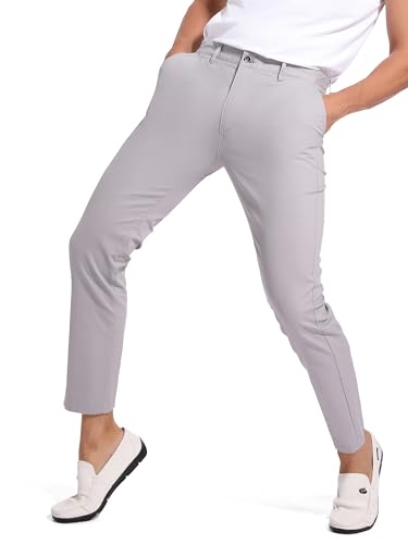 ziilay Chino Hose Herren 7/8 Slim Fit Kurze Leichte Sommerhose Cropped Dünner Leichter Stoff Stretch GY35W29L von ziilay