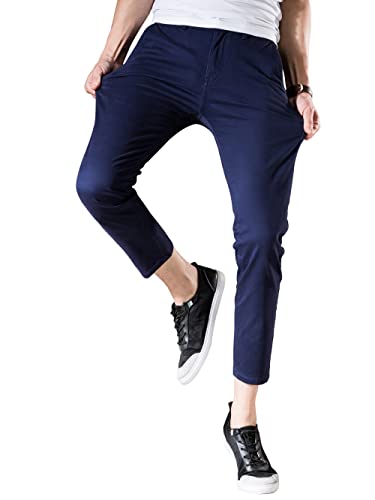 ziilay Smart Chino Hose Herren 7/8 Slim Fit Kurze Leichte Sommerhose Dünner Leichter Stoff von ziilay