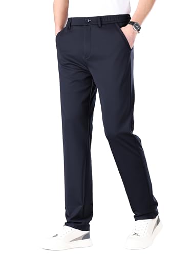 ziilay Golfhose Business Elegante Jogginghose Herren Sommerhose Lang leicht Vier-Wege Stretch 8363bDBL38W31L von ziilay