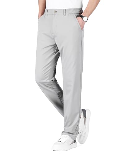 ziilay Golfhose Business Elegante Jogginghose Herren Sommerhose Lang leicht Vier-Wege Stretch 8363bSLGY42W30L von ziilay