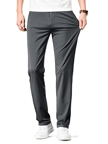 ziilay Golfhose Herren Lang Jogginghose Sporthose Sweathose leichte Sommerhose Vier-Wege Stretch 8233bDGY31W30L von ziilay