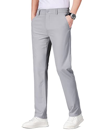 ziilay Golfhose Herren Lang Jogginghose Sporthose Sweathose leichte Sommerhose Vier-Wege Stretch 8299bLGY34W30L von ziilay