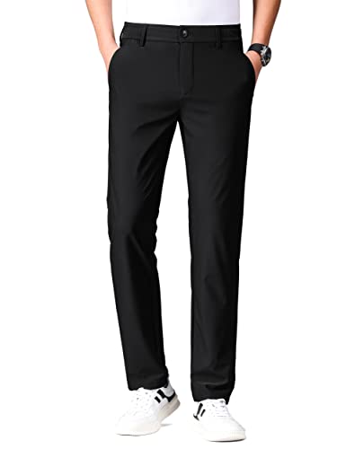 ziilay Golfhose Herren Lang Jogginghose Sporthose Sweathose leichte Sommerhose Vier-Wege Stretch 8299bBK28W30L von ziilay