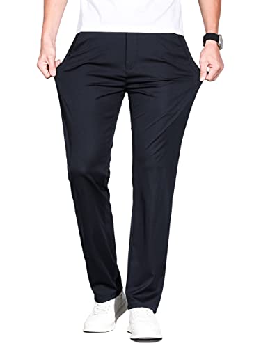 ziilay Golfhose Herren Lang Jogginghose Sporthose Sweathose leichte Sommerhose Vier-Wege Stretch 8292bDBL30W31L von ziilay