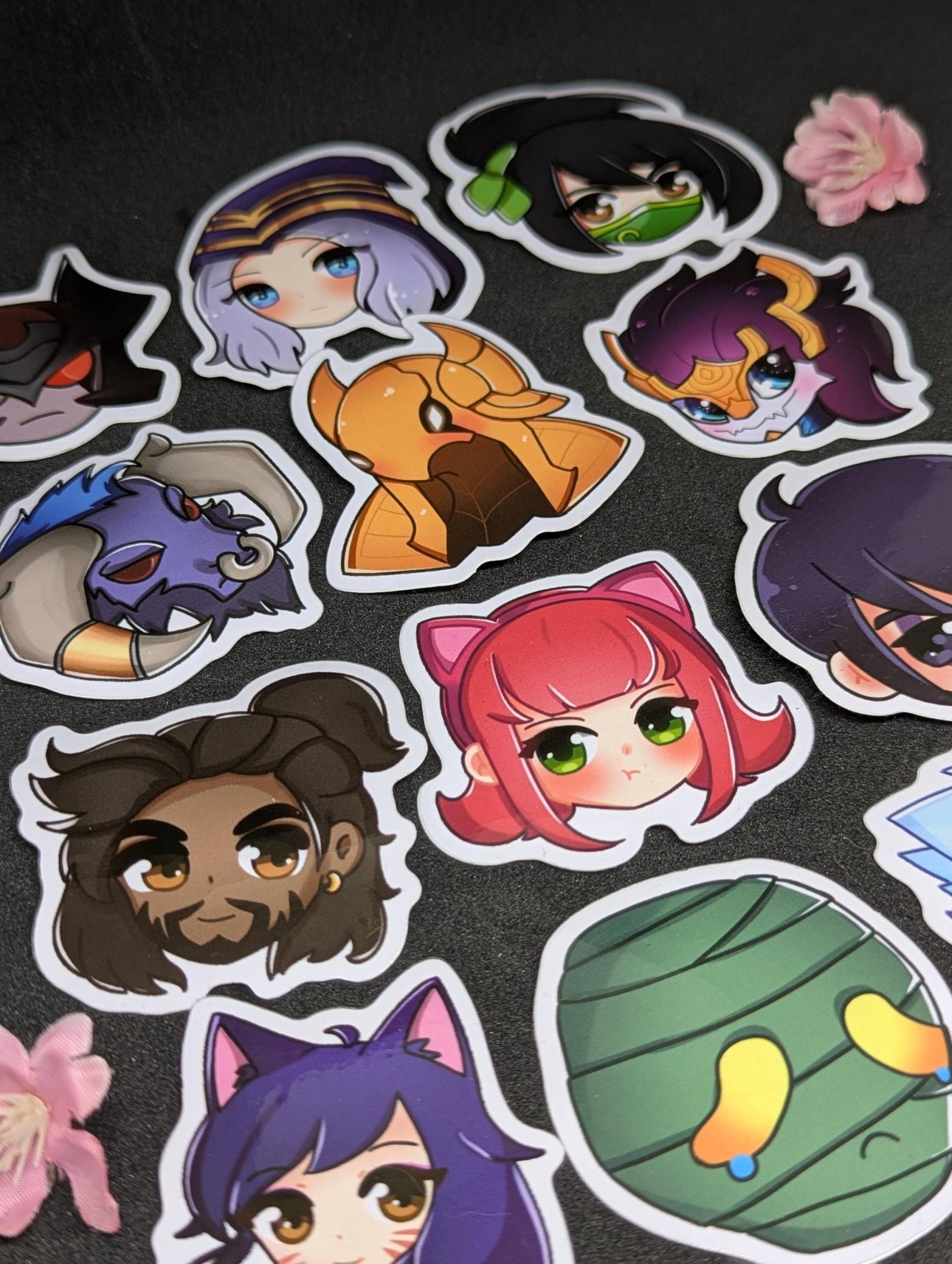 League Of Legends Vinyl Aufkleber | Lol Aatrox Ahri Akali Akshan Alistar Amumu Anivia Annie Aphelios Ashe Aurelion Sol Azir von zilerArt