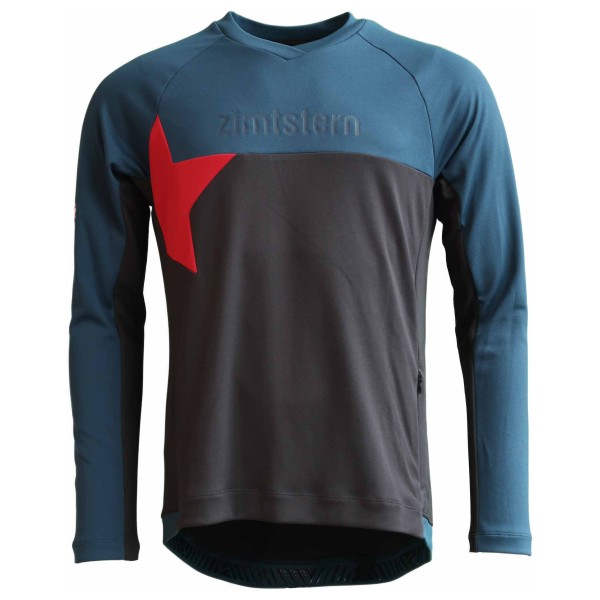 Zimtstern - Bulletz Shirt L/S - Radtrikot Gr XXL blau von zimtstern