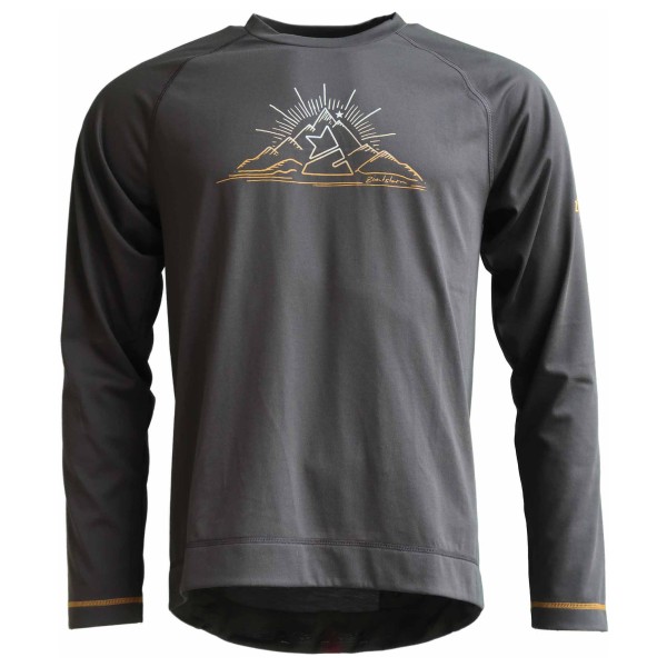 Zimtstern - Pureflowz Eco Shirt L/S - Radtrikot Gr M grau von zimtstern