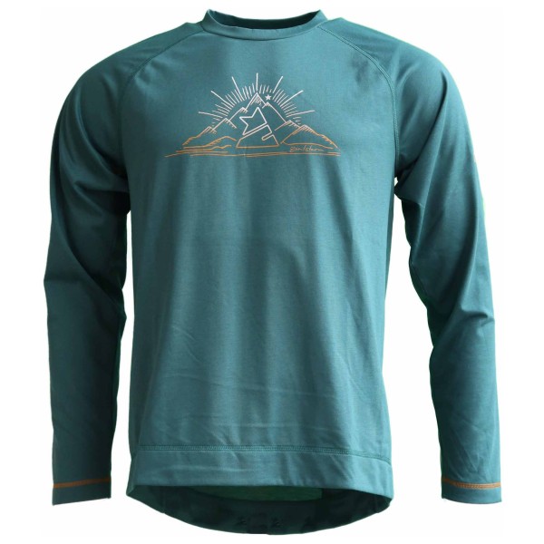 Zimtstern - Pureflowz Eco Shirt L/S - Radtrikot Gr M türkis von zimtstern