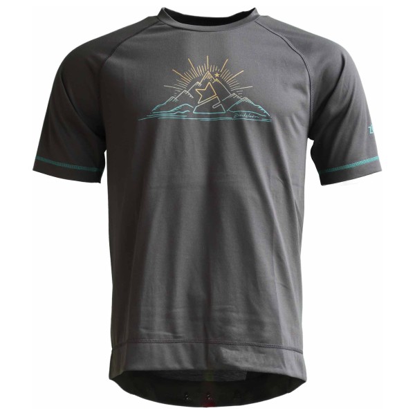 Zimtstern - Pureflowz Eco Shirt S/S - Radtrikot Gr L grau von zimtstern