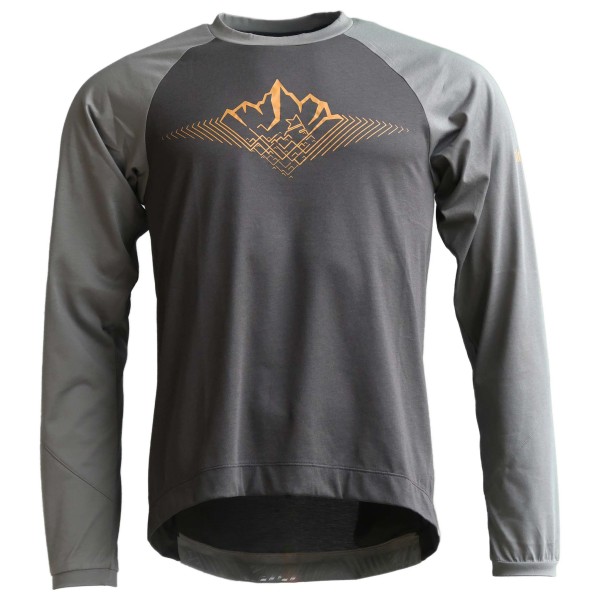 Zimtstern - Pureflowz Shirt L/S - Radtrikot Gr M grau von zimtstern