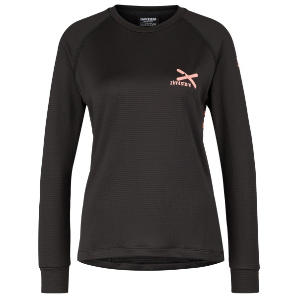 Zimtstern - Women's Crewz Shirt L/S - Fleecepullover Gr XL schwarz von zimtstern