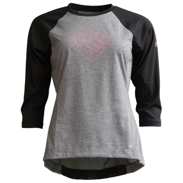 Zimtstern - Women's Pureflowz Shirt 3/4 - Radtrikot Gr XL grau von zimtstern