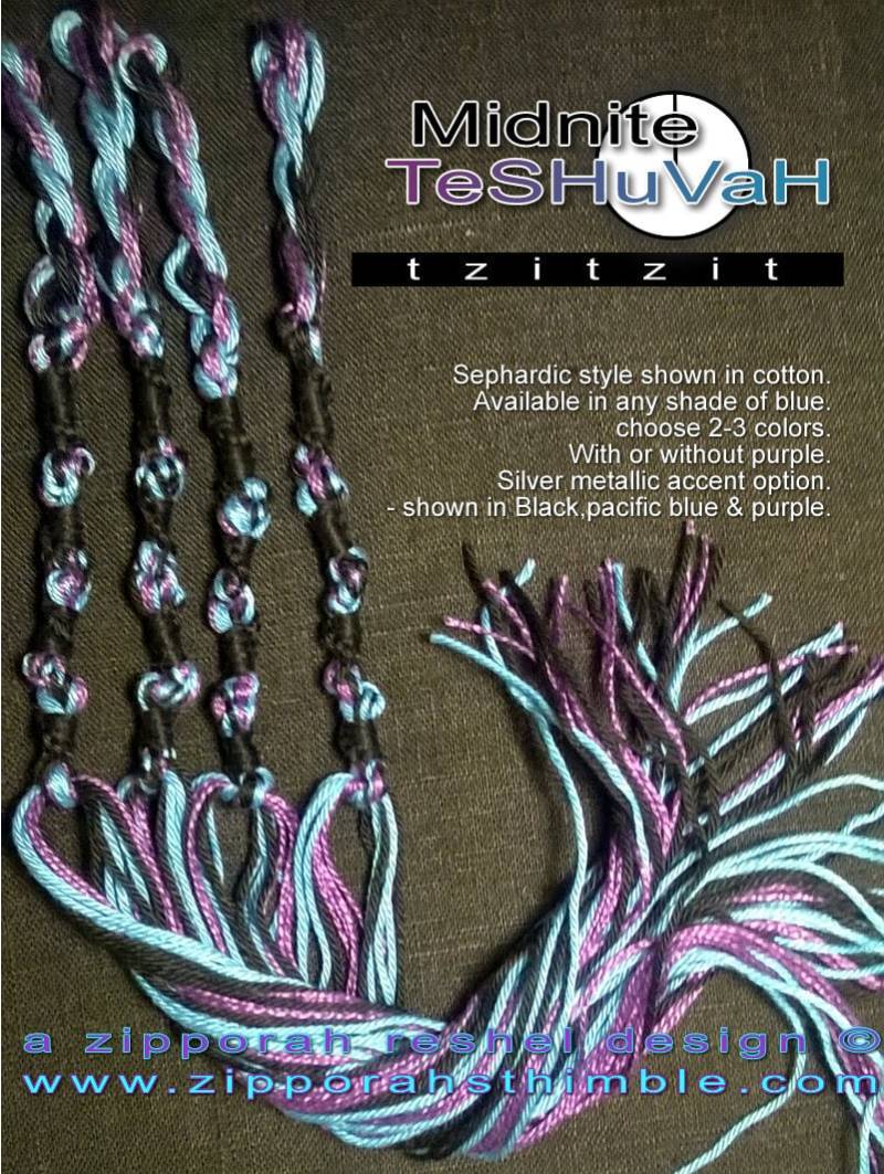 Tzitzit - Midnite Teshuvah Style Tzitzit - Midnite Teshuvah Style von zipporahreshel