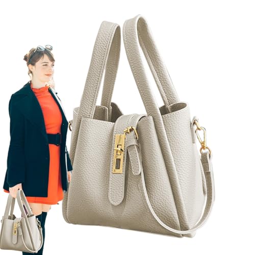 zjhukfmc Eimerhandtasche | Trendige Vintage Shopper Tasche | Casual Ausstattung Für Camping Reisen Radfahren Spazieren Park Gym Dating Pendeln Arbeit Outdoor Büros von zjhukfmc