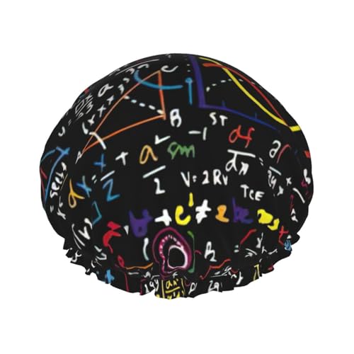 Duschhaube für Damen, wiederverwendbar, wasserdicht, doppellagig, bequem von zkyfll