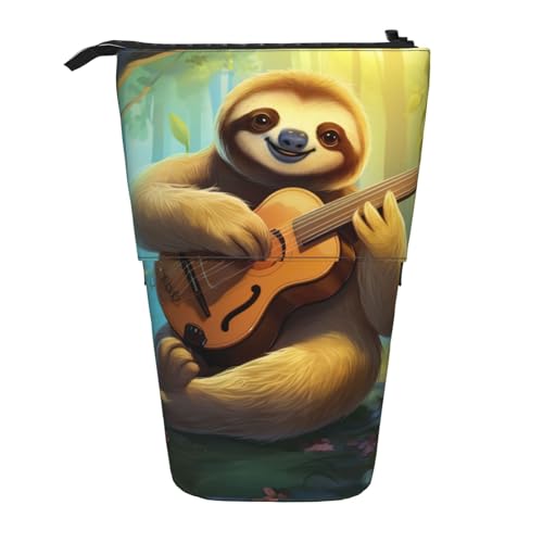 zkyfll Faultier Vertikal Federtasche Stiftehalter Teleskop Niedliches Federmäppchen Stifteetui Organizer von zkyfll