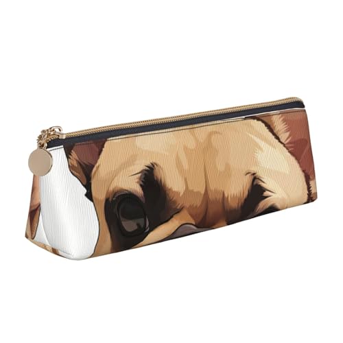 zkyfll Federmäppchen aus Leder, Motiv: französische Bulldogge, personalisierbar, Federmäppchen, Schreibwaren, Organizer, Make-up-Tasche zkyfll Federmäppchen aus Leder, Motiv: französische Bulldogge, personalisierbar, Federmäppchen, Schreibwaren, Organizer, Make-up-Tasche von zkyfll