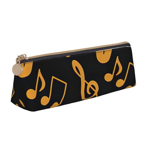 zkyfll Federmäppchen mit Musiknoten-Aufdruck, personalisierbar, Leder-Federmäppchen, Schreibwaren-Organizer, Make-up-Tasche zkyfll Federmäppchen mit Musiknoten-Aufdruck, personalisierbar, Leder-Federmäppchen, Schreibwaren-Organizer, Make-up-Tasche von zkyfll