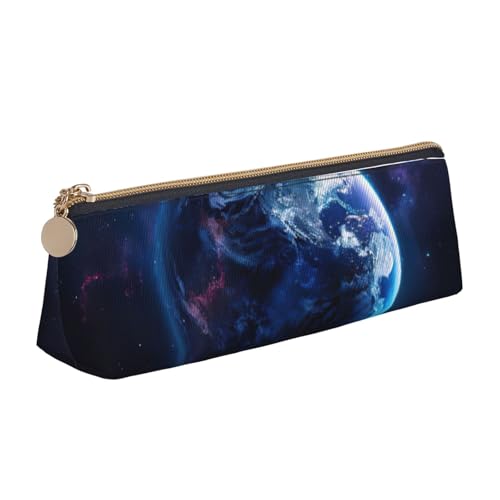 zkyfll Federmäppchen mit Weltplaneten-Druck, personalisierbar, Leder-Federmäppchen, Schreibwaren-Organizer, Make-up-Tasche zkyfll Federmäppchen mit Weltplaneten-Druck, personalisierbar, Leder-Federmäppchen, Schreibwaren-Organizer, Make-up-Tasche von zkyfll