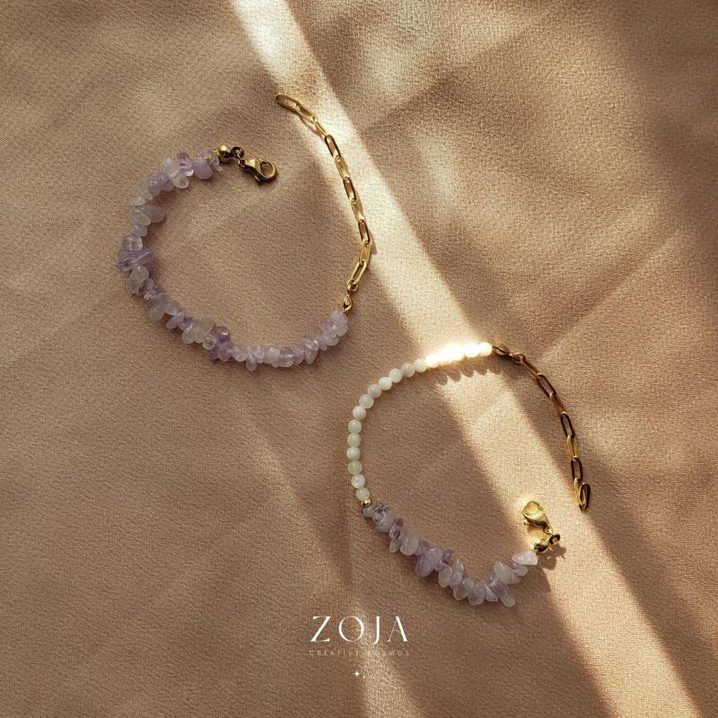 Zoja I Amethyst Splitterperlenschmuck, Splitterkette, Splitterarmband, Edelsteinschmuck, Edelsteinschmuck Zoja I Amethyst Splitterperlenschmuck, Splitterkette, Splitterarmband, Edelsteinschmuck, Edelsteinschmuck von zojacosmos