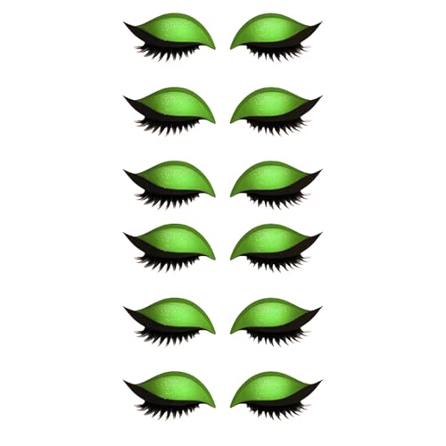 Lazy Eye Shadow Eyelash Patch, 3-in-1 Eyeshadow and Lash Sticker for Quick Makeup, Reusable Eyelash Patch for Beginners, Parties, Travel & Daily Use (P) von zoocco