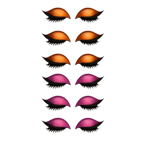 Lazy Eye Shadow Eyelash Patch, 3-in-1 Eyeshadow and Lash Sticker for Quick Makeup, Reusable Eyelash Patch for Beginners, Parties, Travel & Daily Use (Q) von zoocco